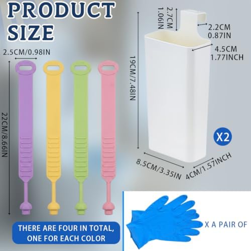 2 PCS Toilet Tank Cleaning Tablet Holder Toilet Cleaner Tablets Buffer Box - Image 2