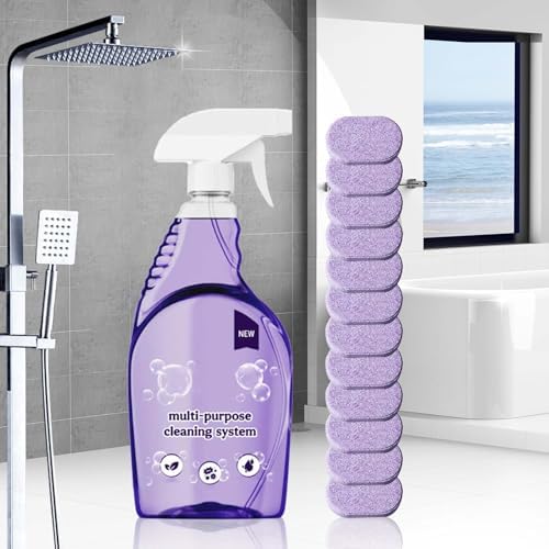 Clean Spray Cleaner for Ovens, Spray Oven Cleaner, Multi-Surface Cleaners with Concentrated Cleaning Tablets, Multi Purpose Cleaning for Ovens, for Kitchen,Bathroom (1 Bottle+12 Pcs) - Image 2