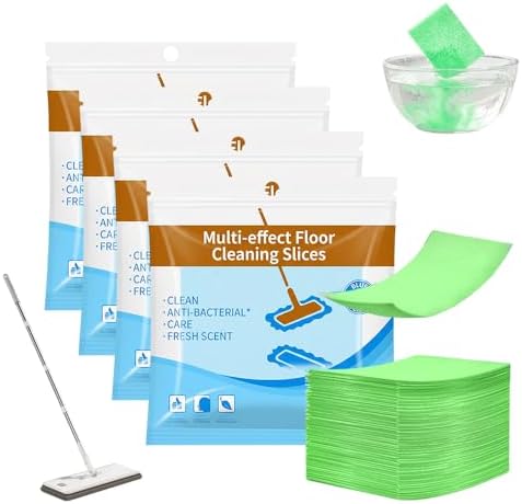 Multi-Effect Floor Clean Tablets, 2026 Upgraded Floor Cleaner Tablets, Multi-Surface Cleaner, Dissolvable Pre-Measured Deep Cleaning Cleaning Solution for Tile & Vinyl Floors (Green 120PCS) by Byblack