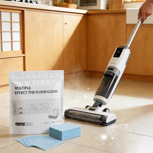 Multi-Surface Floor Cleaner Tablet, Floor Cleaning Tablets Multi- Surface Cleaner,Concentrated Cleaner for Hardwood,Tile, Laminate & More (Blue, 100PCS) - Image 3