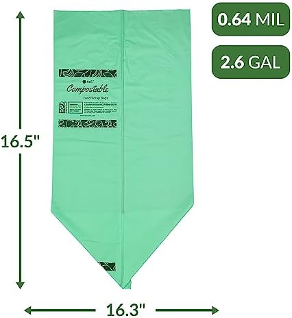 Reli. Compost Bags 2.6 Gallon (150 Count) | ASTM D6400 Certified - Image 5