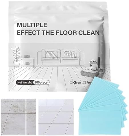 Powerful Hardwood Floor Cleaner Mop Solution, 100-Count Multi-Purpose Concentrated Tablets, Deep Cleaning Deodorizer for Home Sheet Vinyl, Linoleum - Image 6