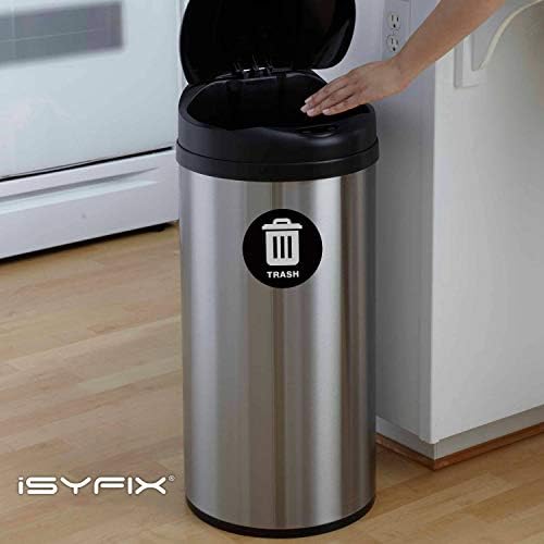 iSYFIX Trash Can Stickers Signs, 6 Pack, 5 inch - Image 4