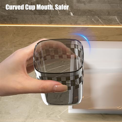 Travel Toothbrush Cup, Toothbrush Holder with Cover, Portable Travel Toothbrush Holder, Toothbrush Case and Carrier for Bathroom School Business Trip (Black) - Image 7