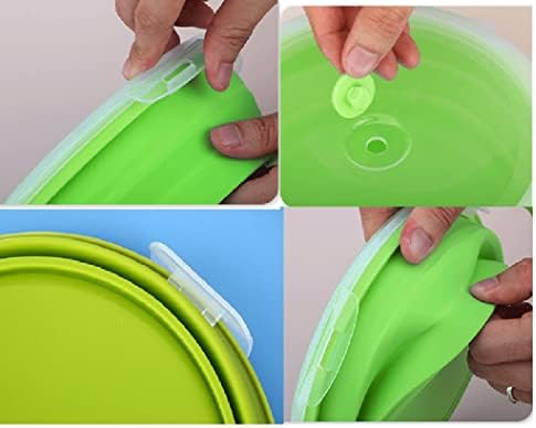 Collapsible Containers with Lid 17OZ Foldable Bowl 500ml - Image 5
