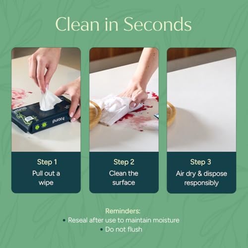 Puracy All Purpose Cleaning Wipes – Non Toxic Multi-Surface Cleaner & Appliance Wipes for Car, Bathroom, Kitchen – Lemongrass Scent (50 Count, 1 Pack) - Image 7