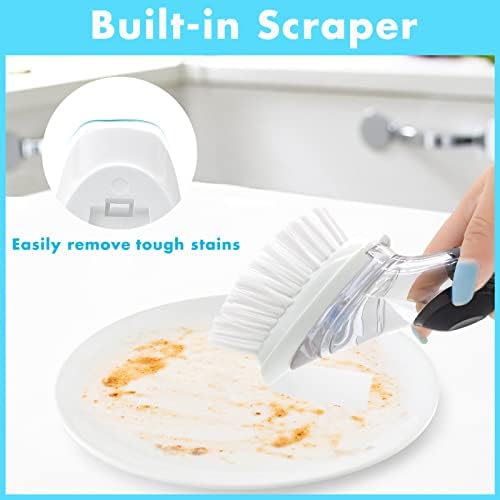 4 Pack Dish Brush Refills for OXO Dish Brush, Dish Brush Replacement Head - Image 5