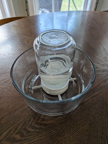 Set of 6 Mason Jar(Normal Mouth) or Soda Bottle Adapter 3D Printed/Self-Watering Micro Greens/self-Watering Micro Greens System (Set of 6 caps) - Image 4
