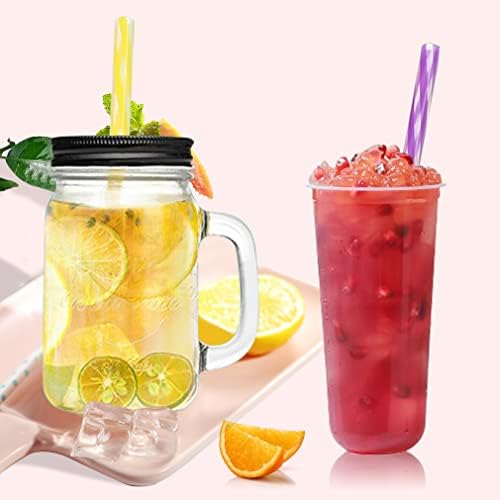 Honest ECO Reusable Plastic Drinking Stirrer Straws with Cleaner Brush, Assorted color Tube fit for Milk & Juice & Coffee & Smoothies & Cocktail & Kids Tableware Kit (36Count-9.5in) - Image 5
