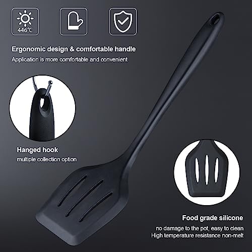 RAXCO Kitchen Utensils Set,18-Piece Cooking Utensils and Knife Set,Black - Image 5