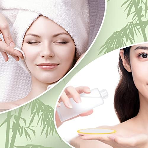 XSEINO Reusable Makeup Remover Pads(40 Pack) with Washable Natural Bamboo Fiber Material,Natural Bamboo Cotton Pad,for All Skin Types - Image 5