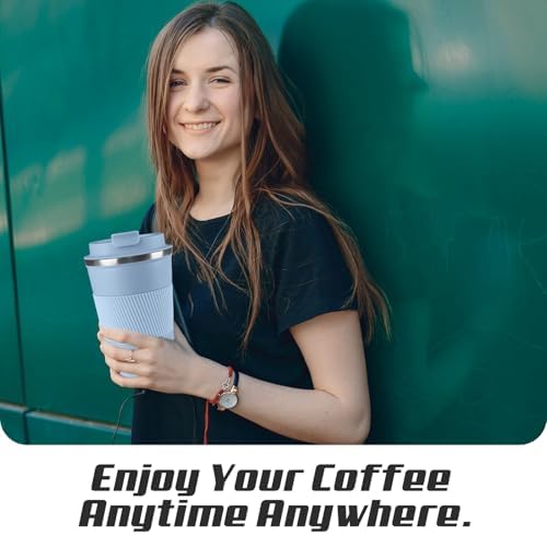 Vacuum Insulated Stainless Steel Travel Coffee Mug,Leak Proof Cup with Lid - Image 6