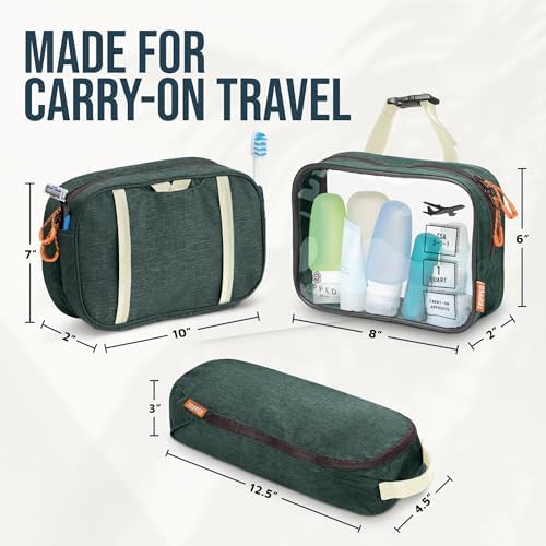 TRIPPED Travel Gear 3-Piece Travel Toiletry Bag Set - Image 6