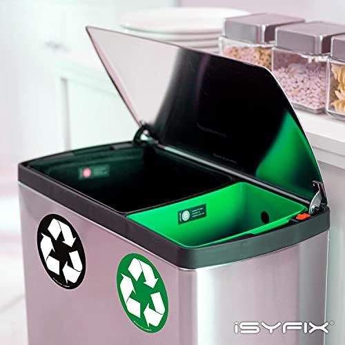 iSYFIX Recycle Sticker for Trash Can, 6 Pack, 5 inch - Image 5