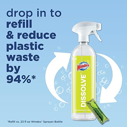 Windex Dissolve Concentrated Pods, Multisurface Cleaner, 2 Concentrated Dissolvable Refill Pods - Image 6