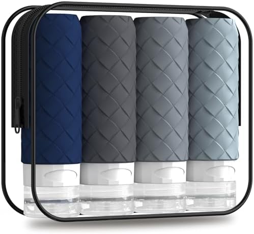 Silevoler Travel Bottles for Toiletries, TSA-Approved Travel Size Container by Silevoler
