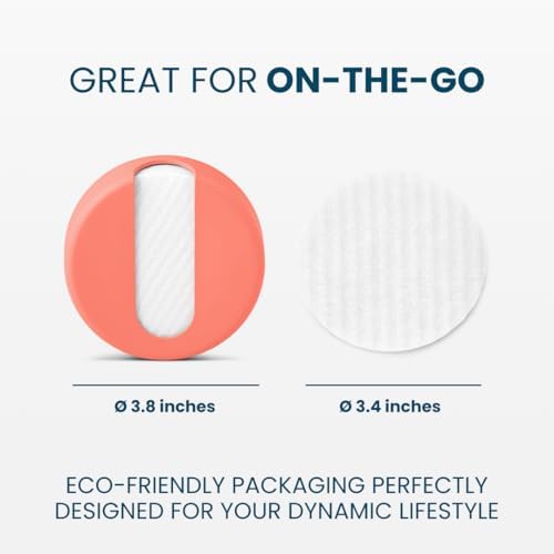 LastRound Reusable Makeup Remover Pads - 7 Washable Eco-Friendly Reusable Cotton Rounds for Face - Sustainable & Soft Cotton Face Pads for Facial Cleansing & Eye Makeup Removal - Travel Storage Case - Image 4