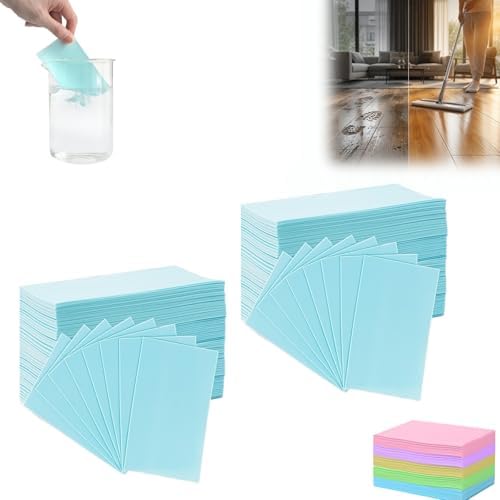 Variety of Scents Multiple Effect the Floor Cleans, 2026 Upgraded Floor Cleaning Solution Tablets, Dissolvable Pre-Measured Deep Cleaning Cleaning Solution (Blue, 200Pcs) by Unknown