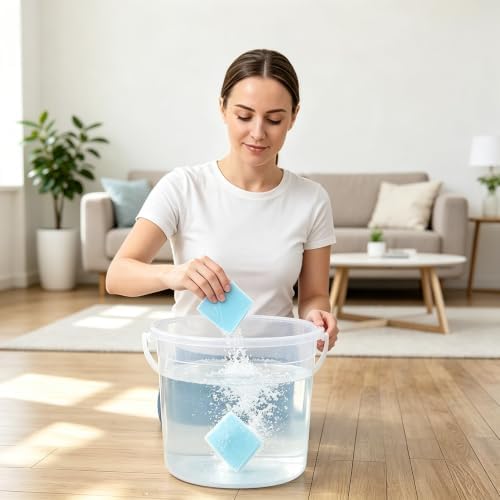 2026 New Ivovex Floor Cleaning Tablets, 100 Count Dissolvable Sheets for Hardwood Tile Laminate Vinyl, Concentrated Deep Clean Solution, Space-Saving Eco-Friendly Mop Refills - Image 2