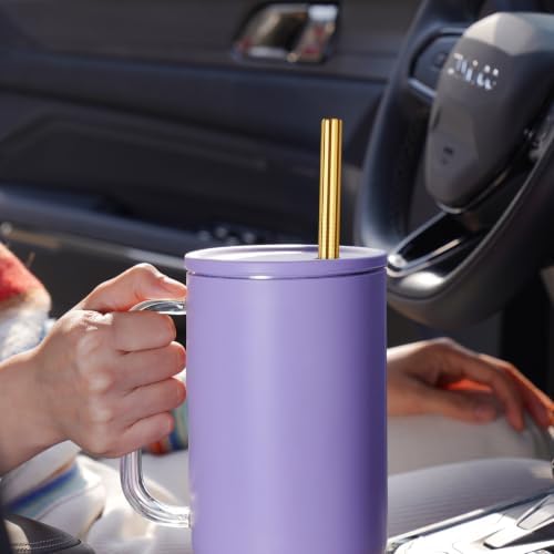 Tomorotec 8PCS Stainless Steel Straws Fit for 40oz Stanley Tumblers, Gold - Image 2
