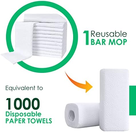 Avalon Towels Bar Towels (Pack of 36) Size 14x17 Inches – 100% Cotton, Absorbent and Reusable Cleaning Rags, Multipurpose Cleaning Towels, Terry Cloth Rags, Durable Shop Rags (White) - Image 2