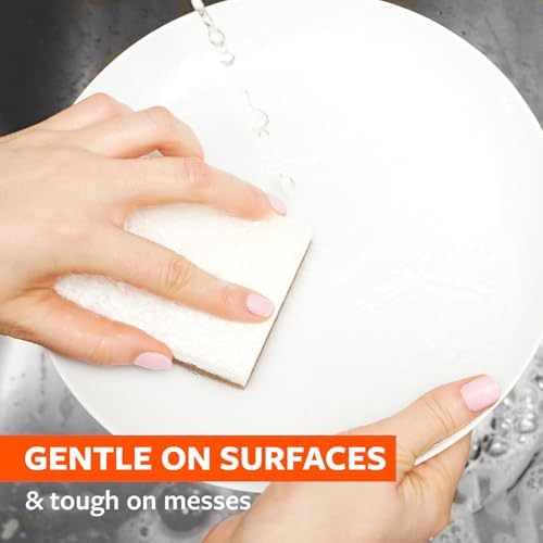 Full Circle Natural Scrubber Sponge Duo Set, Pack of 6, Safe for Nonstick - Image 2