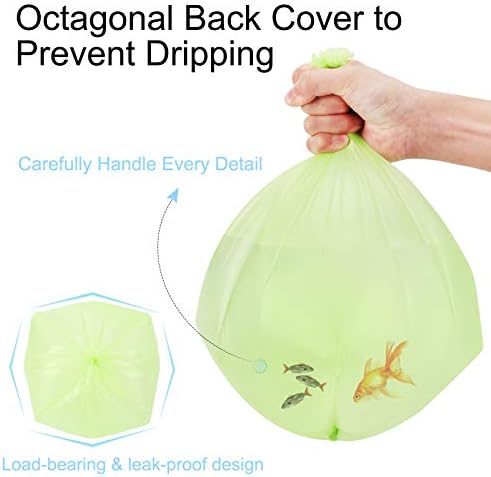 Trash bags 1.3 gallon Biodegradable: Aievrgad Garbage bags for tall kitchen trash can liner, 120 count,Unscented, Heavy Duty, Thickened, for food/kitchen waste or Graden,green 5L - Image 4