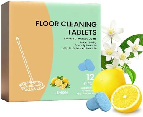 Floor Cleaning Tablets 12 Pieces Fragrance Stain Remover Tabs by Unknown