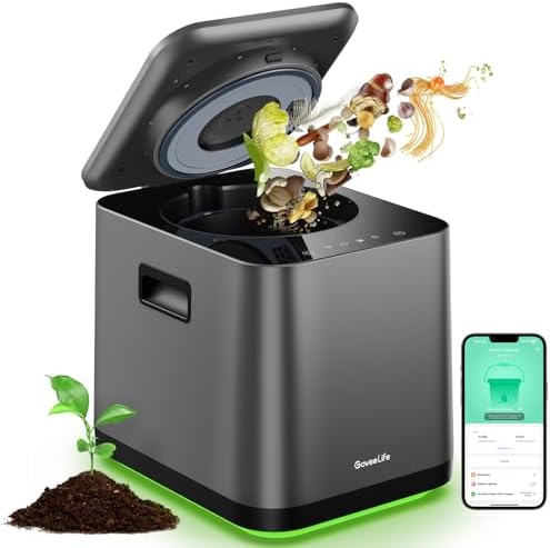 GoveeLife Upgraded Electric Composter for Kitchen, Smart Indoor Compost Bin by GoveeLife