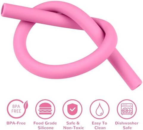 Tomorotec 15PCS Silicone Drinking Straws Fit for Stanley 40oz 30oz Tumbler - Image 4
