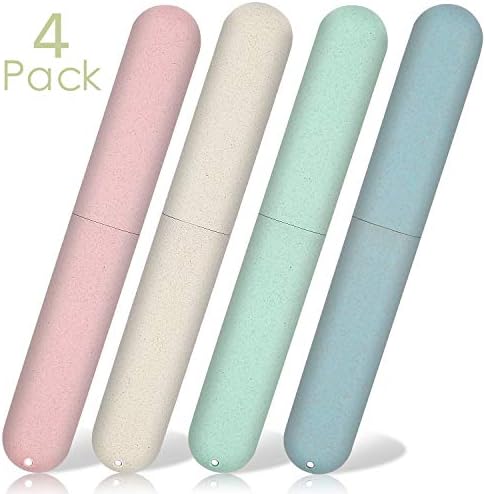 4 Pack Travel Toothbrush Case, Portable Breathable Toothbrush Holder Cases - Image 2