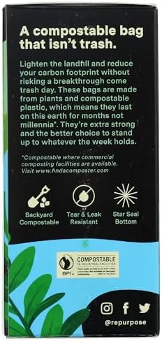 Repurpose Compostable 3 Gallon Food Scrap Bags, 25 CT - Image 7