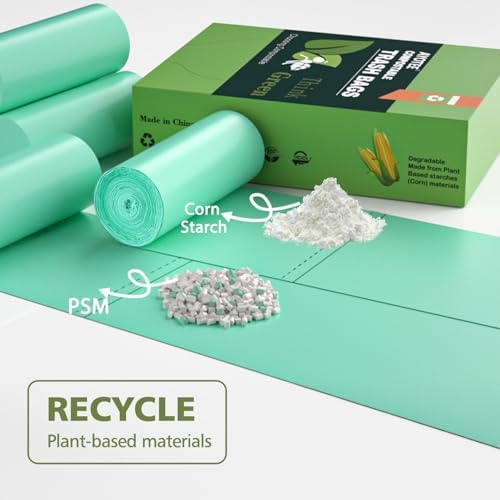 AYOTEE Compostable Trash Bags 13 Gallon Tall Kitchen Trash Bags, 45 Count - Image 4