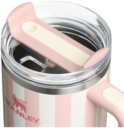 STANLEY Quencher H2.0 Flow State Tumbler, 40 oz, Peach Whip Cabana Gloss - Image 2