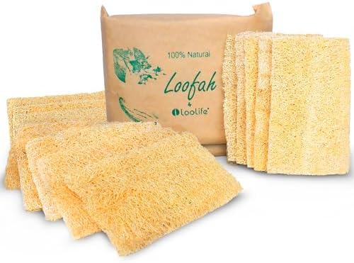 Natural Loofah Kitchen Sponge - Natural Sponges for Dishes - Dish Sponge by LooLife