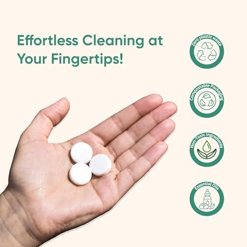 Green Llama Bathroom Cleaner Refill 8-Pack: Certified Compostable Packaging, Eco-Friendly & Sustainable Natural Cleaning Solution for a Sparkling Clean Bathroom - Image 6