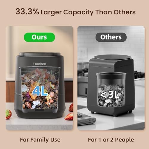4L Electric Composter for Kitchen, Smart Countertop Compost Bin - Image 6
