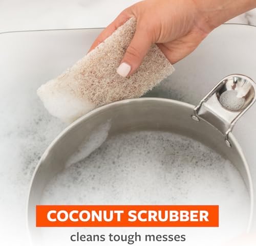 Full Circle Heavy Duty Scour Pads, Pack of 3, Safe for Nonstick Cookware - Image 3