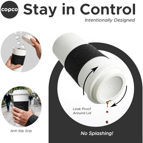 Copco Acadia Travel Mug - Black, 16 Oz - Image 5
