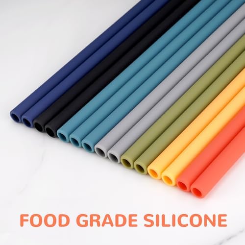 Tomorotec 15PCS Silicone Drinking Straws Fit for Stanley 40oz 30oz Tumbler - Image 2
