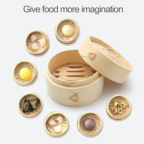 Natural Bamboo Shampoo Bar Holder with Lid Round Soap Dish Handmade Soap Case for Bathroom Shower Kitchen (10cm,2PCS) - Image 6