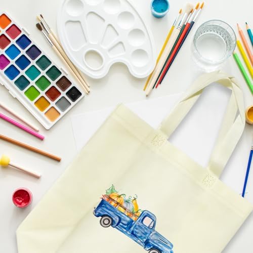 50pcs Reusable Grocery Bags with Handles Non Woven Shopping Tote Bags Bulk - Image 4
