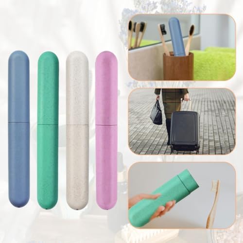 4 Pack Travel Toothbrush Case, Holder Toothbrush Travel Containers - Image 4