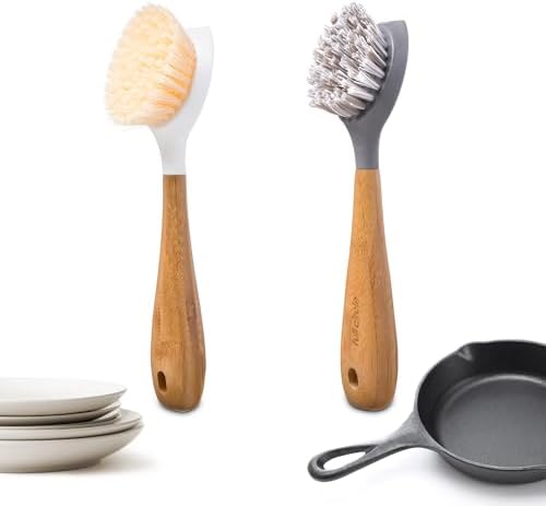 Full Circle Dish Brush Set, Durable Scrub Brushes for Dishes, (Pack of 24) by Unknown