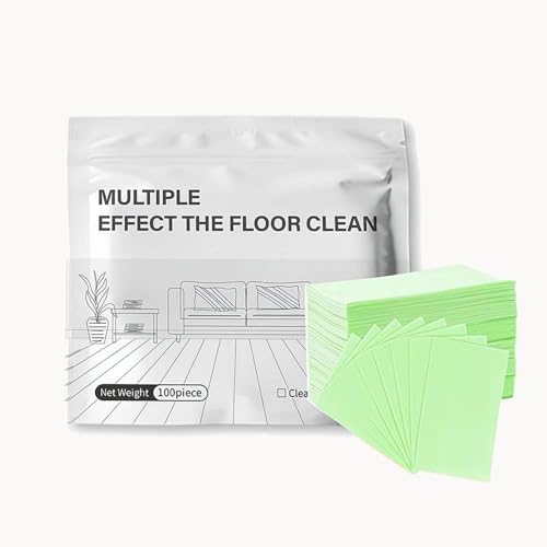 100 Piece Multi-Surface Floor Cleaning Tablets, Multi-Surface Floor Cleaner, Dissolvable Cleaning Sheets, for Hardwood Tile Kitchen Home (gardenia) by Unknown