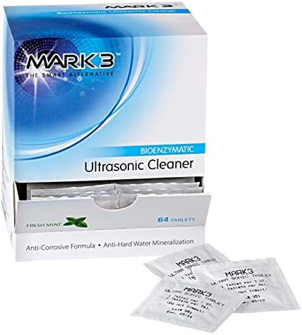 MARK3 - Dental Ultrasonic Enzyme Enzymatic Evacuation Cleaner Tablets (Mint Fragance) Refill (Box of 64 Tablets) Made in USA by MARK3 (7640) - Image 2