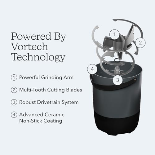 Food Cycler Eco 5 Award-Winning Kitchen Food Recycler | Indoor Composter Bin Alternative | Electric Countertop Food Disposer with Odorless 5L Indoor Food Waste Bin for Easy Waste Management | Grey - Image 4