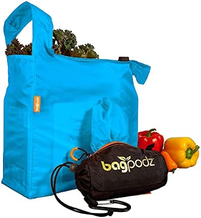 Reusable Grocery Bags, Foldable Shopping Bags in Pod, 5 Pack - Image 4