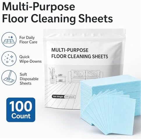 Floor Cleaning Tablets, 100 Piece Floor Cleaning Sheets Dissolvable for Mopping, Multiple Effect the Floor Clean, Multi-surface Solution for Tile, Laminate, Vinyl Planks (300 Piece) - Image 4
