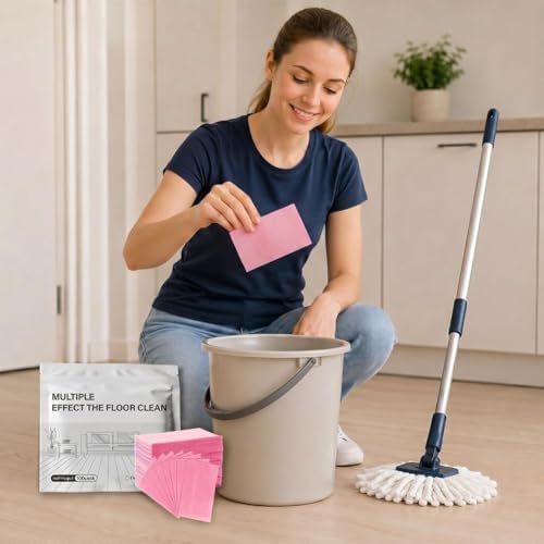 100 Pcs Multi-Purpose Floor Cleaning Tablets, Water Soluble Cleaning Tabs for Hardwood Floors, Laminate Floors and RV Walls (Blue) - Image 4